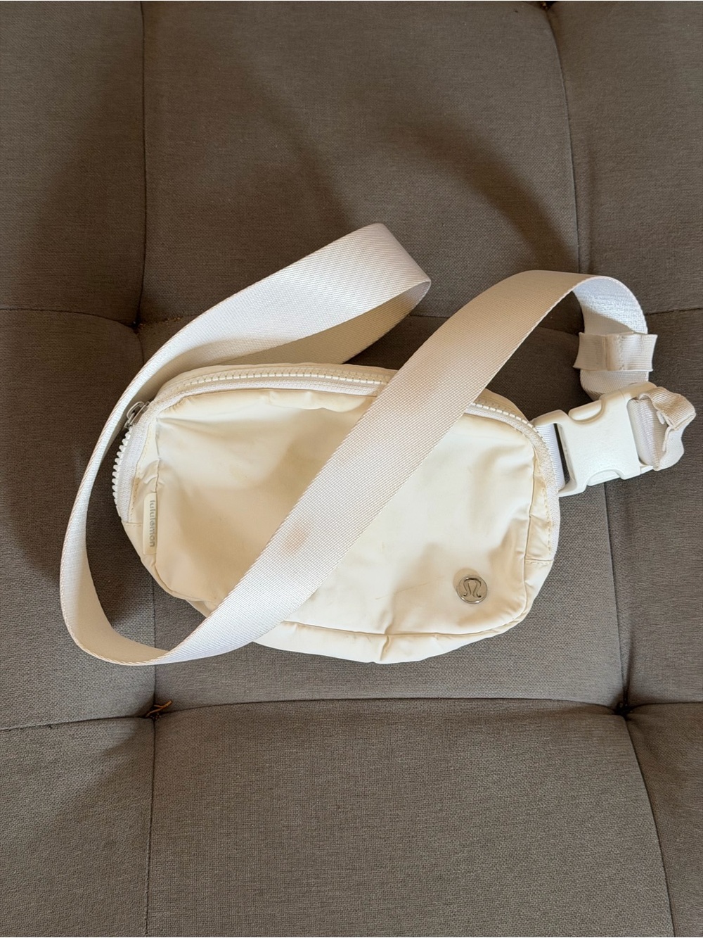lululemon athletica Cream Crossbody Belt Bag